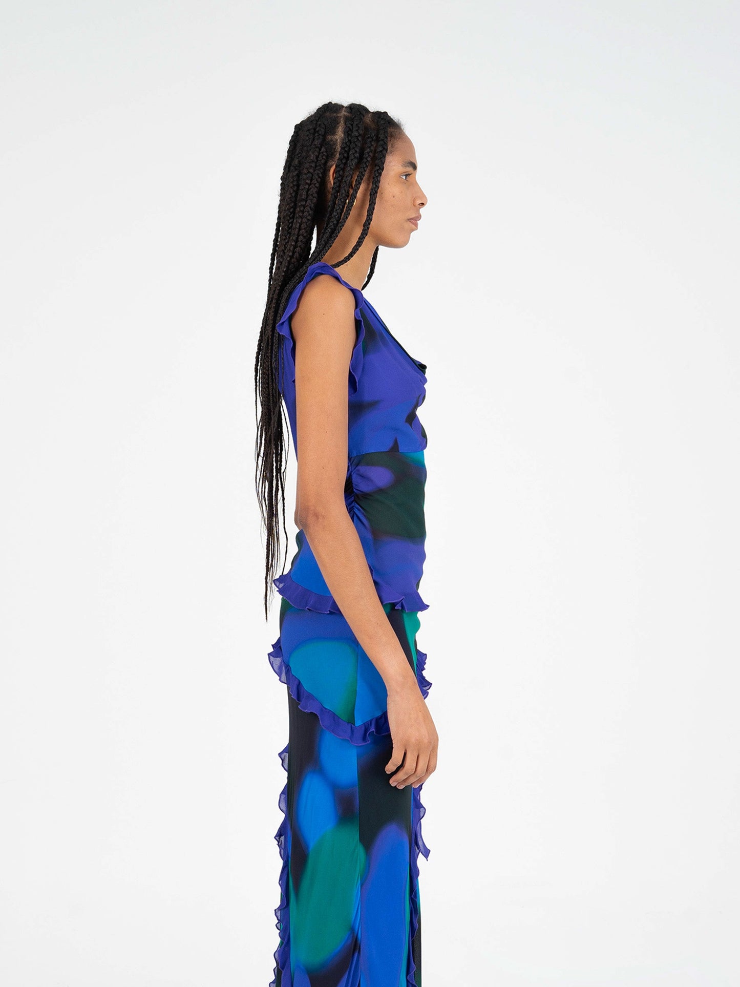 Navy Fantasy Blouse camisas y camisetas