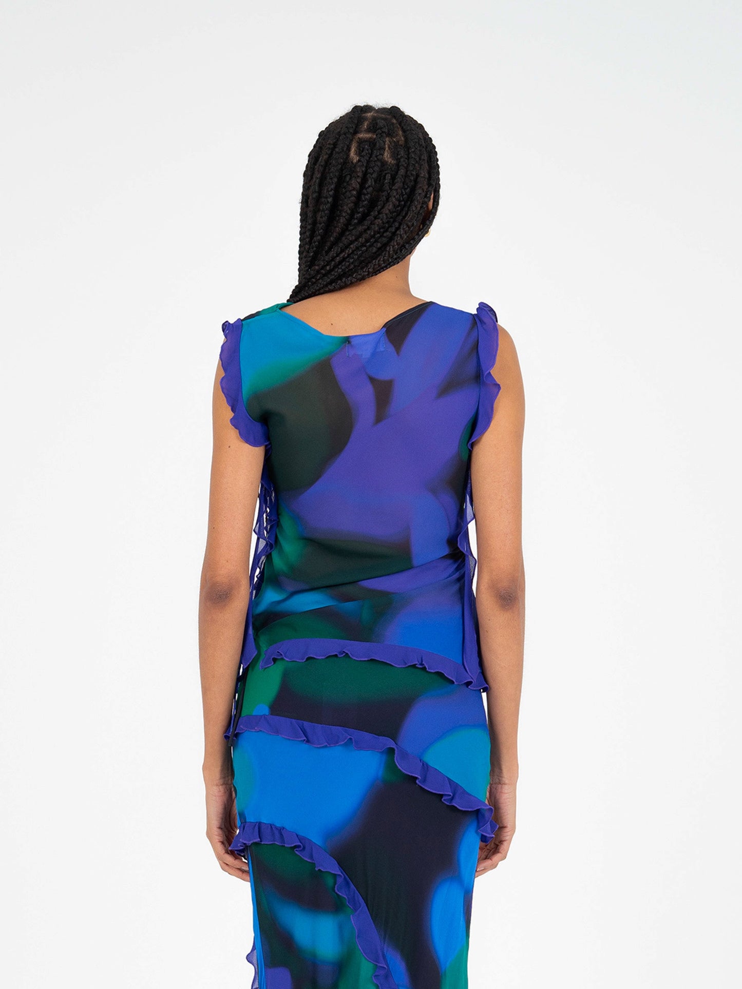 Navy Fantasy Blouse camisas y camisetas