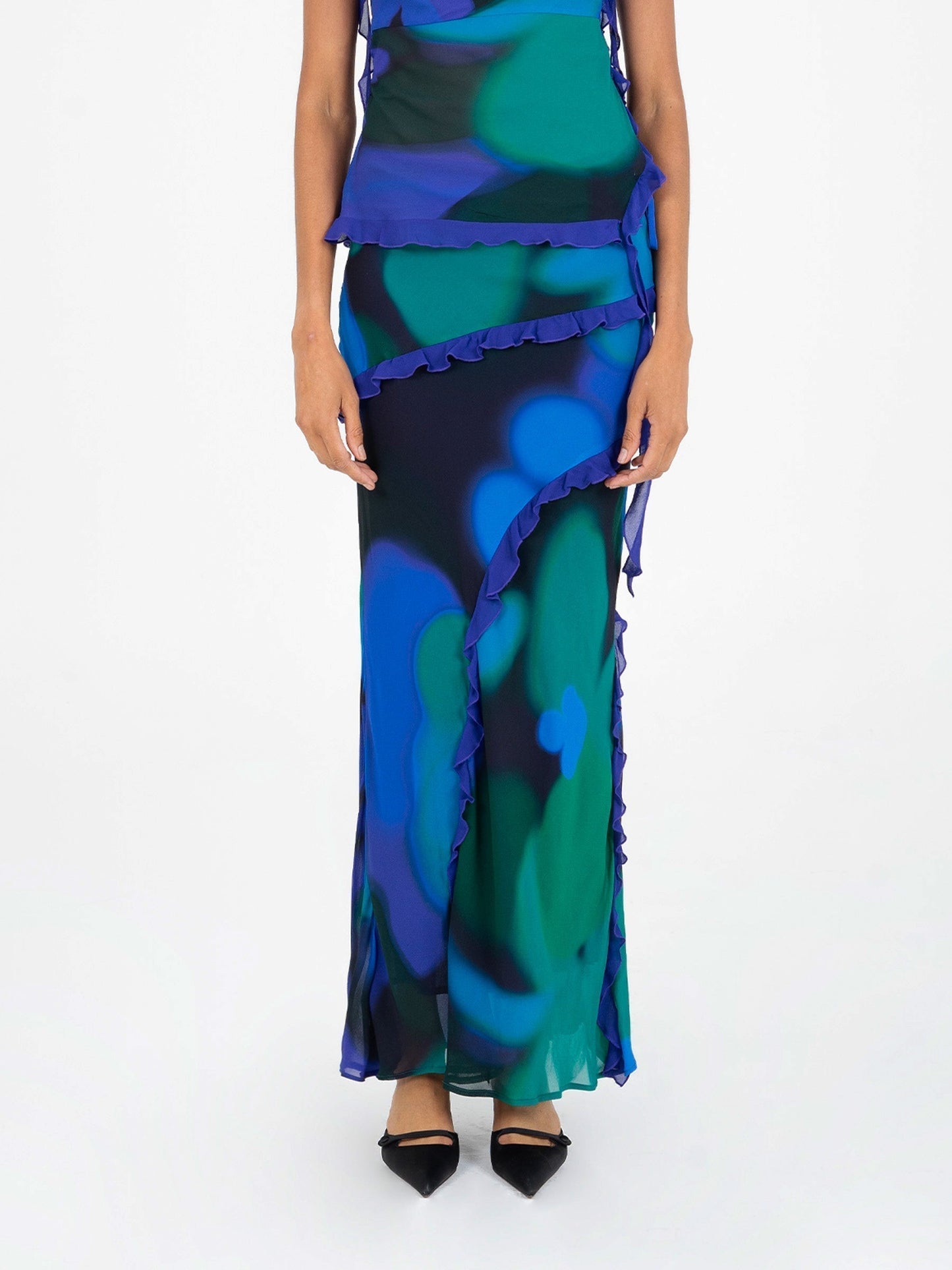 Navy Fantasy Skirt falda