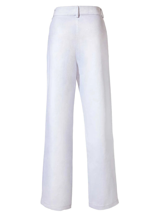 AWAYA - Embroidered Straight Leg Pants