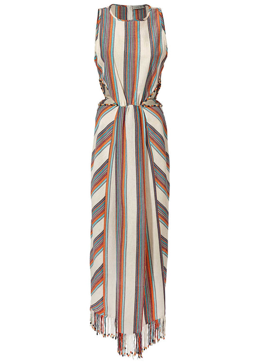 TUA - Knitted Cutout Maxi Dress
