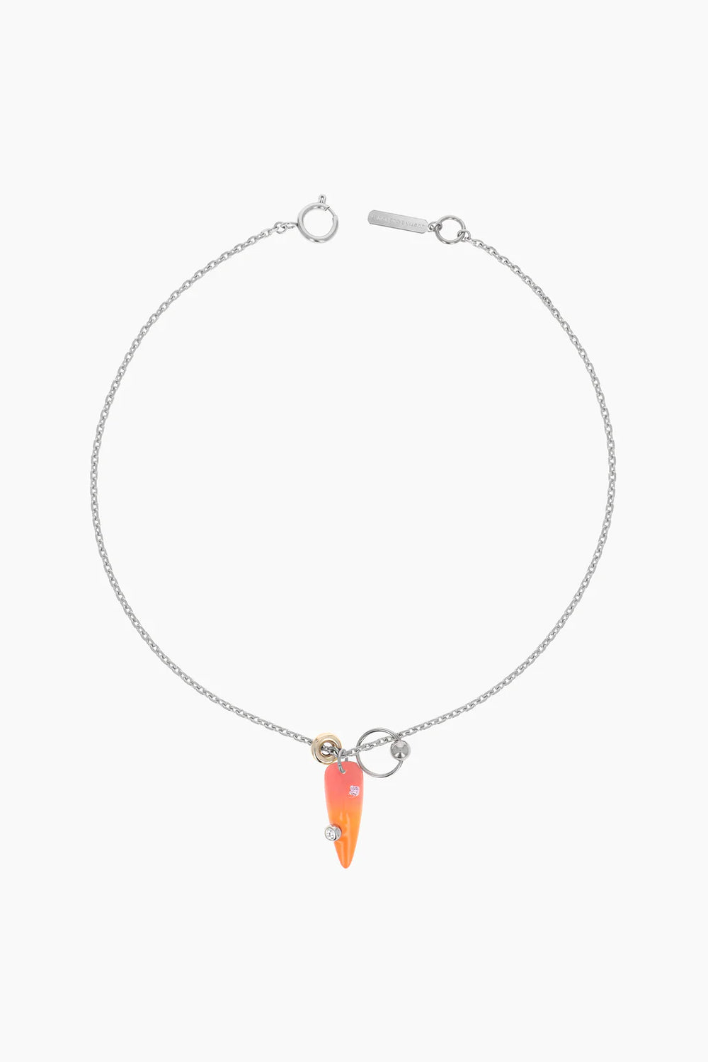 NAIL ORANGE NECKLACE