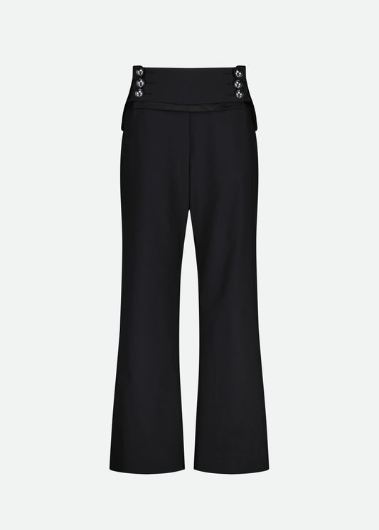 TAILORED SAILOR TROUSERS WITH BUTTONED WAIST