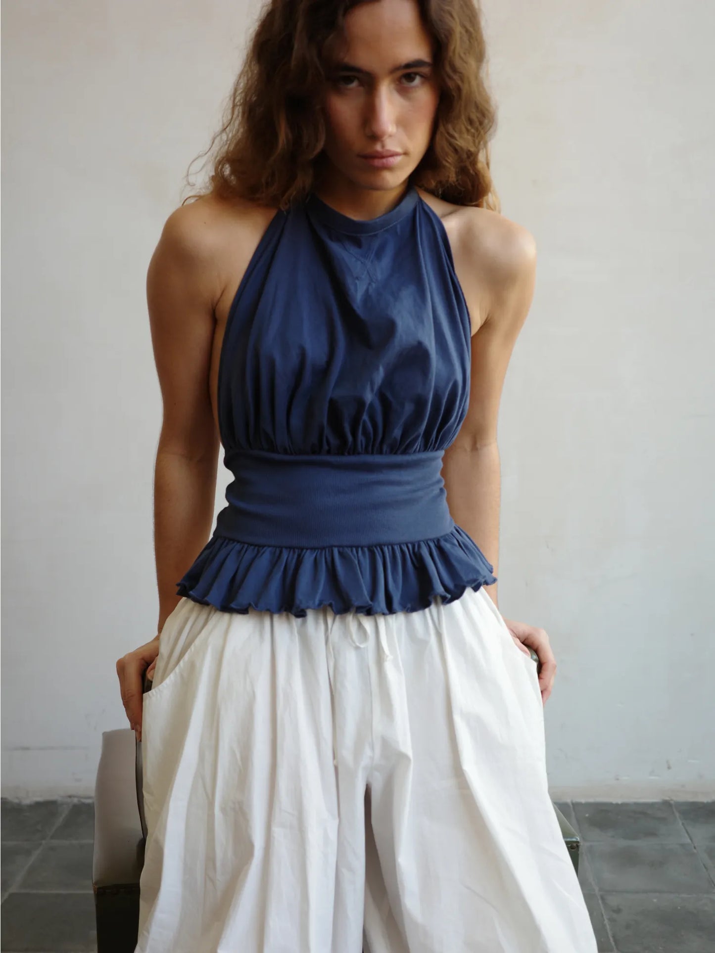 Palmer Blue Top