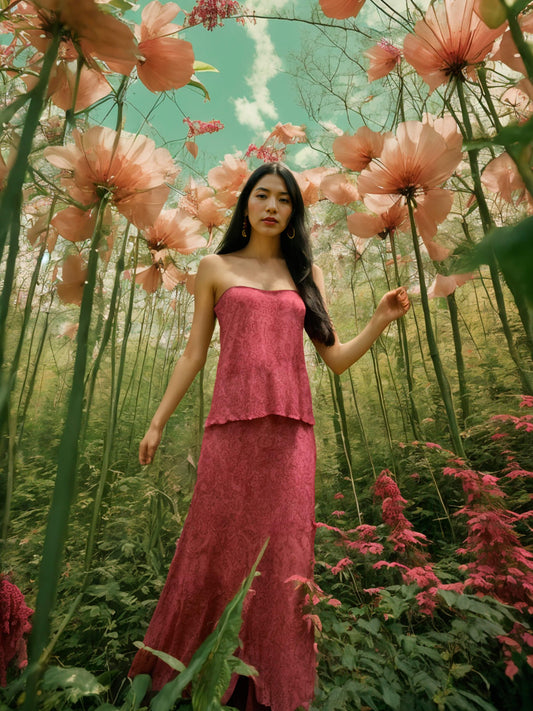 Peony skirt camisas y camisetas