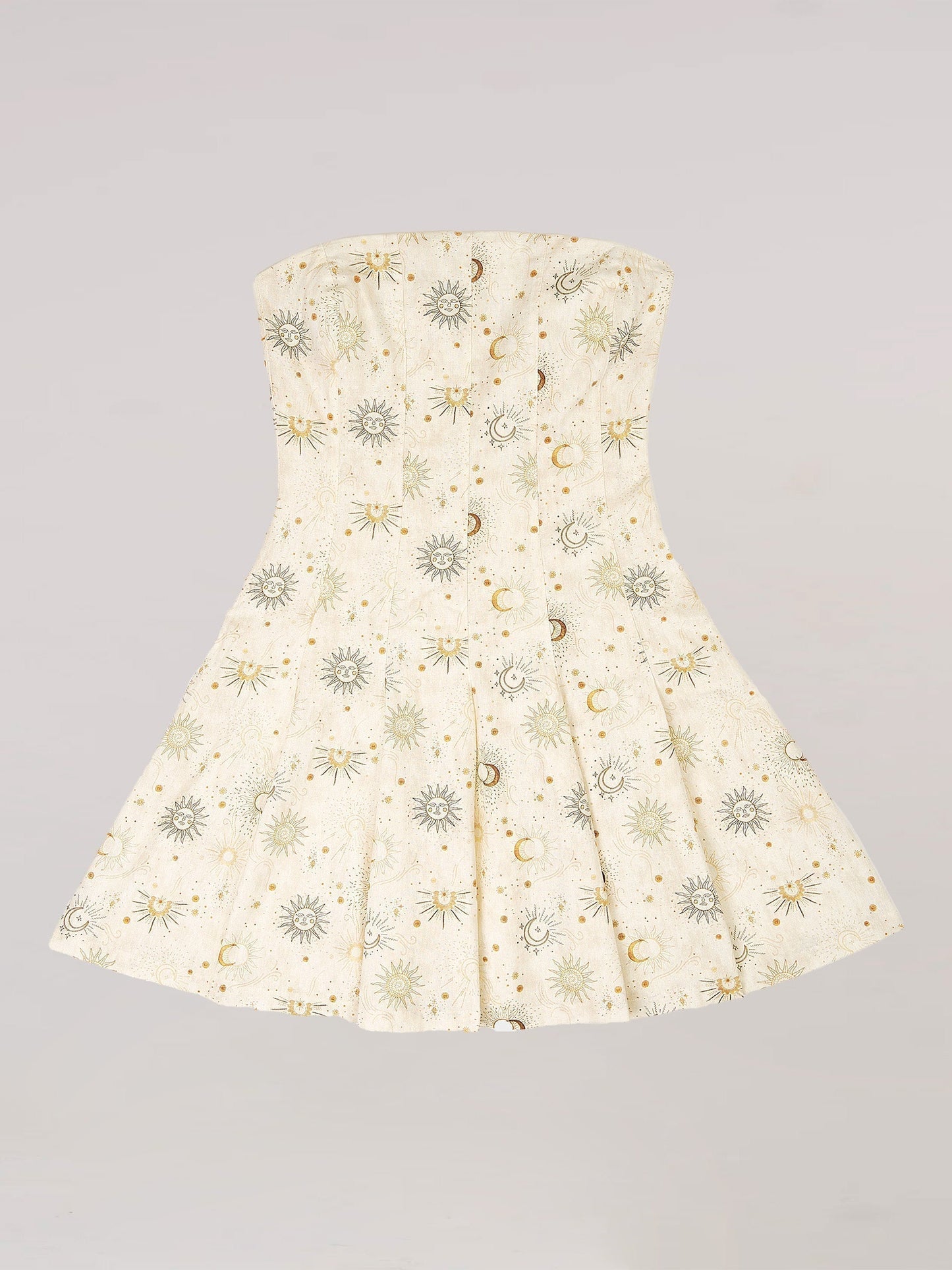 Priest Solar System-Printed Mini Dress vestidos