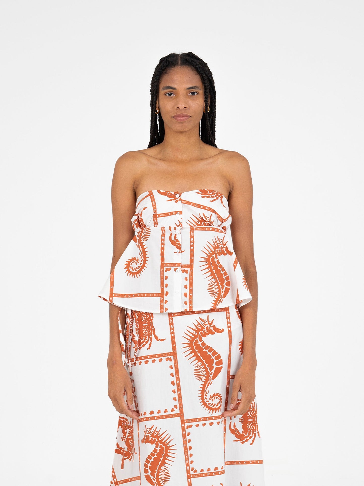 Puck Ocean-Inspired Top top