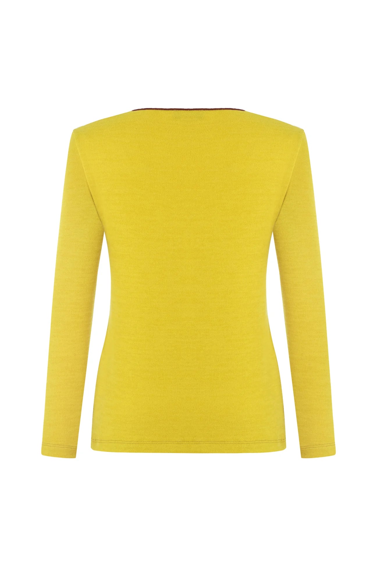 Previous Next   RYDE - Yellow Top With Contrast Stitches