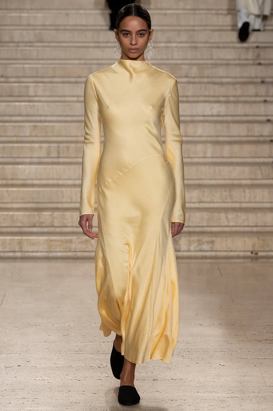 RAQUEL DRESS PALEST BUTTERMILK