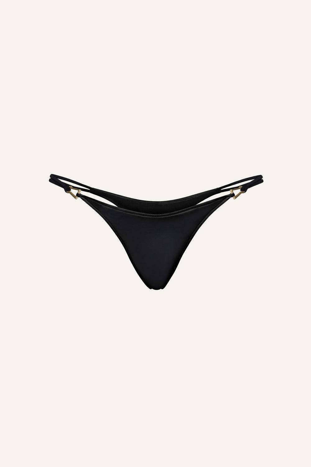 Rose swim bottom in black