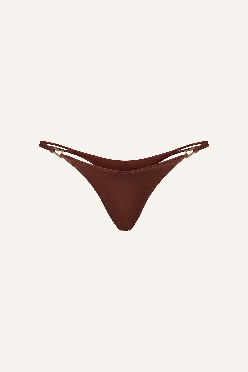Rose swim bottom in chestnut
