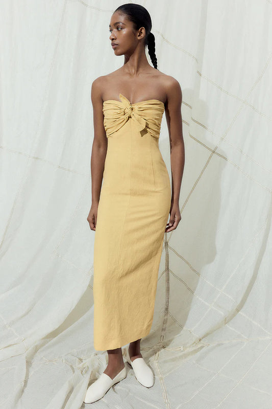 RAHEL DRESS LIGHT SAND