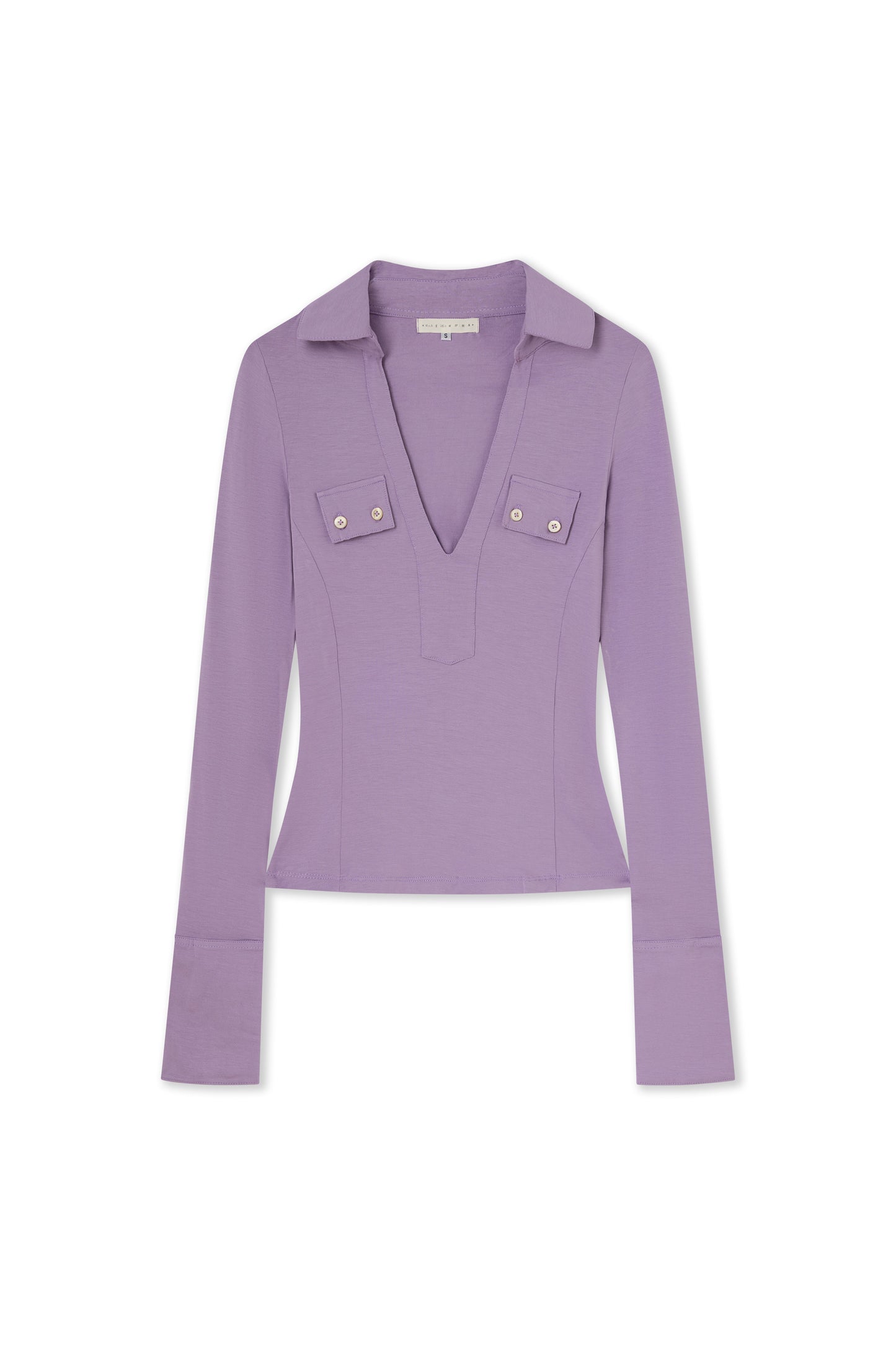 Silvia Polo Top Purple