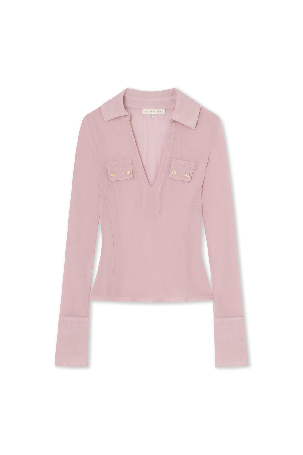 Silvia Polo Top Blush