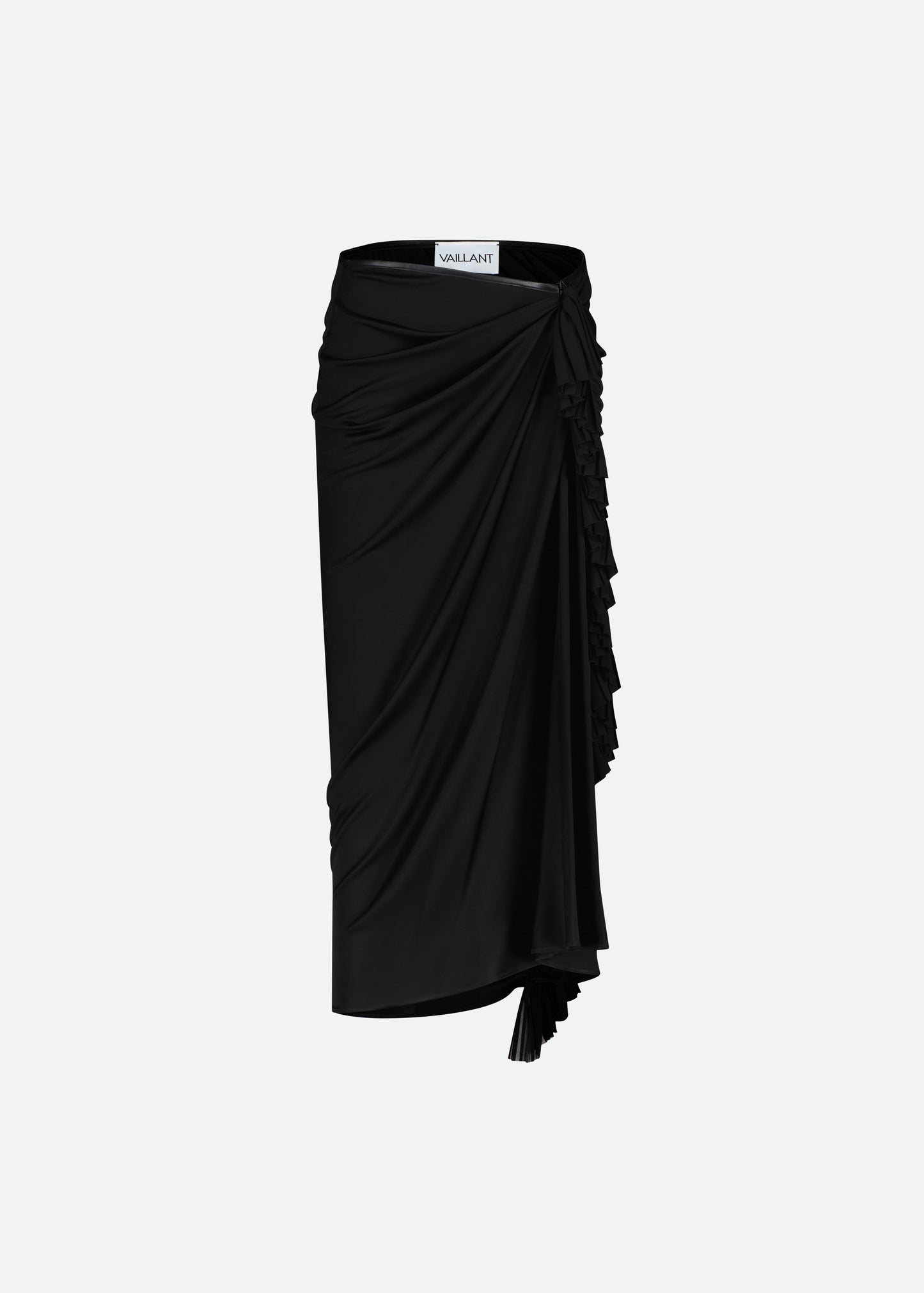 MIDI DRAPED SKIRT