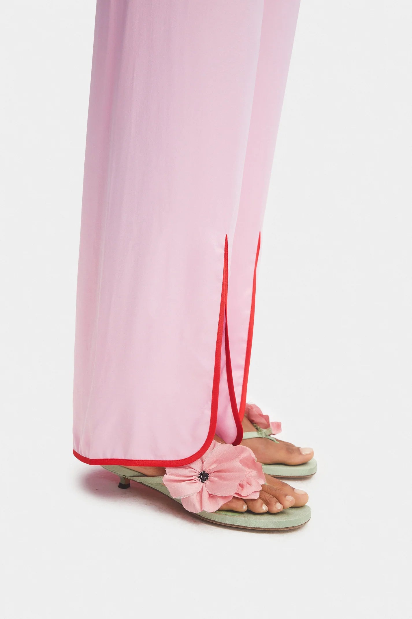 Louis Pajama Set with Pants in Pink