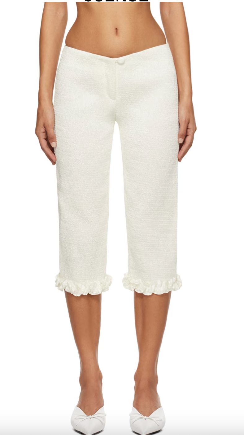 WHITE RITA TROUSERS