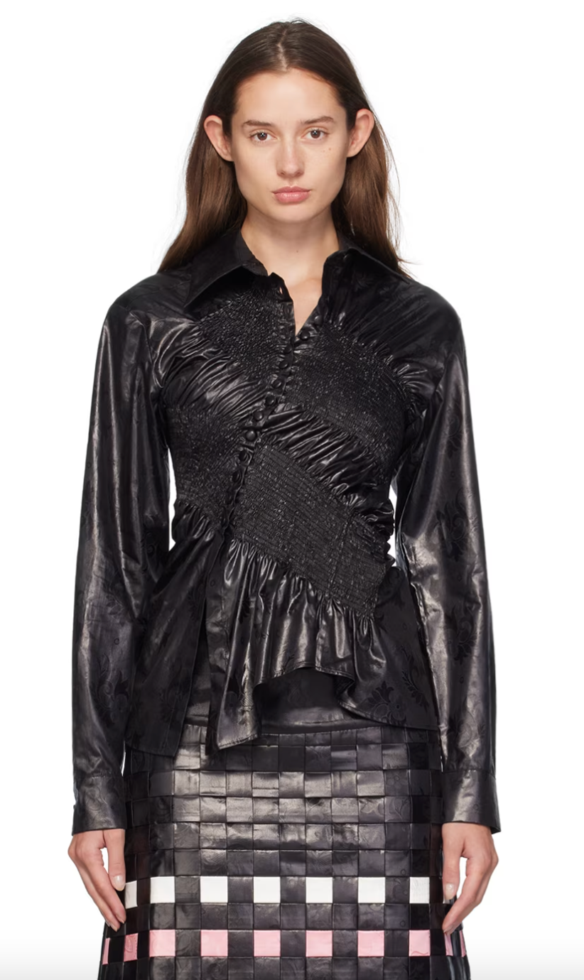 BLACK CLASSIC TWIST SHIRT