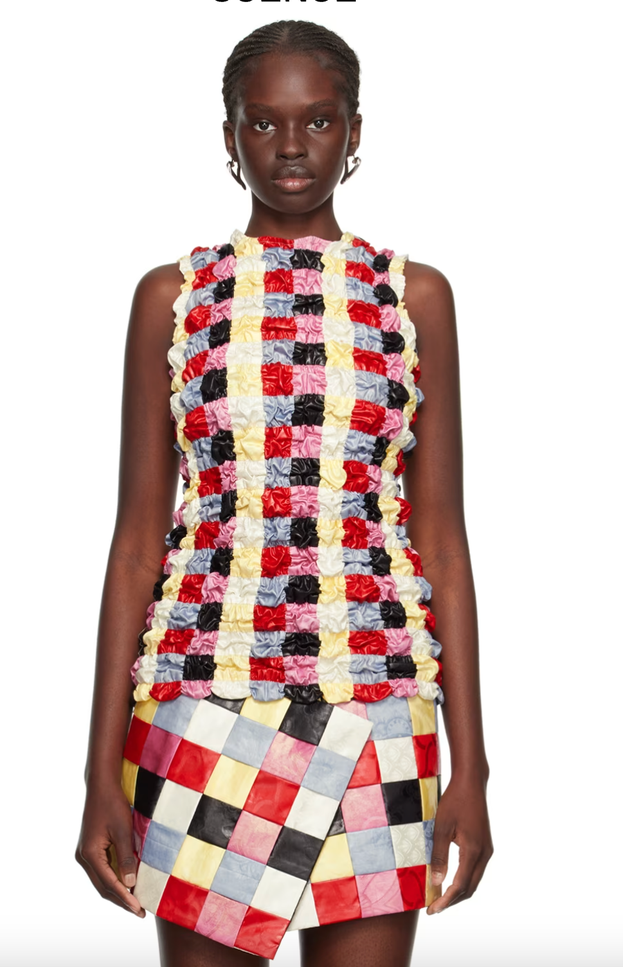 MULTICOLOR PUZZLE TANK TOP