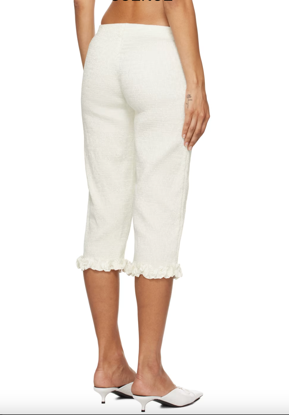 WHITE RITA TROUSERS