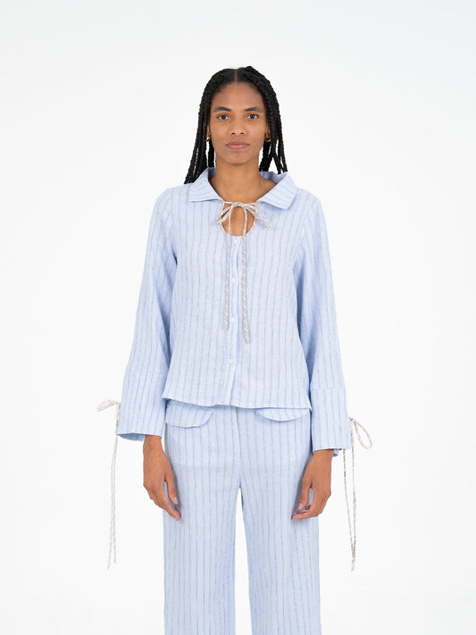 Skyline Blue Striped Shirt camisas y camisetas