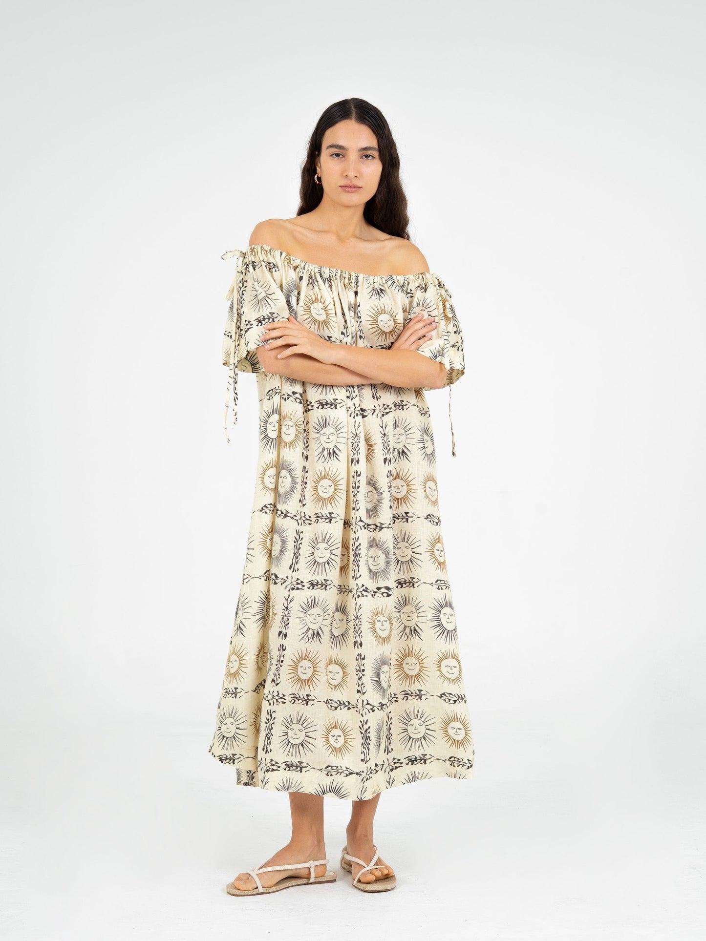 Soleil Sun-Printed Maxi Dress vestidos