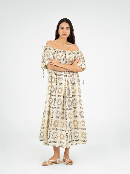 Soleil Sun-Printed Maxi Dress vestidos