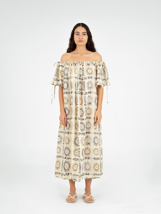 Soleil Sun-Printed Maxi Dress vestidos