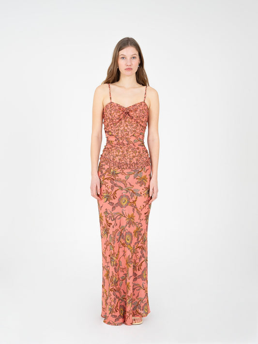 Soulmate Pink Floral Print Dress vestidos