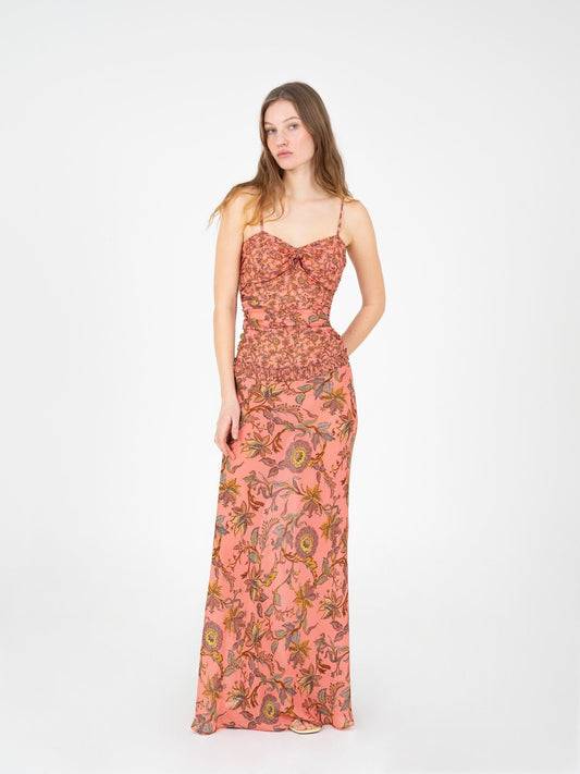 Soulmate Pink Floral Print Dress vestidos