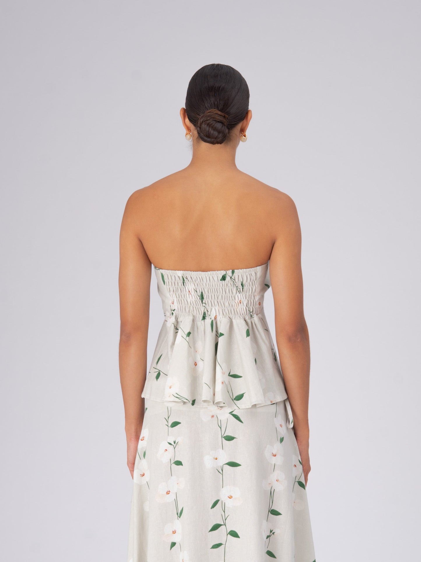Summer Harlequin Floral Print Top top