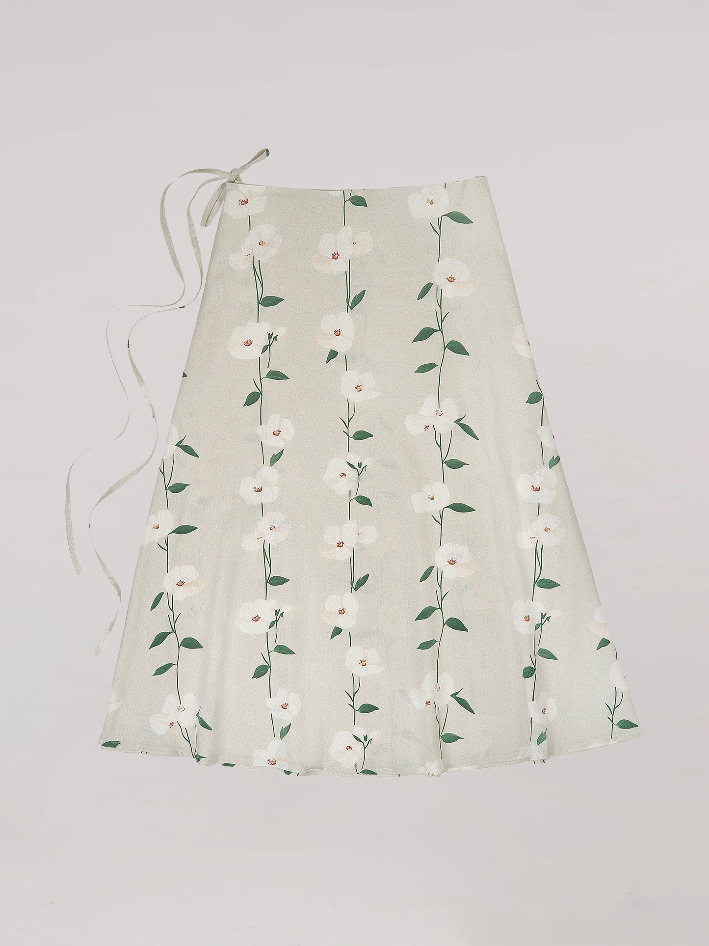 Summer Harlequin Flower Print Skirt falda