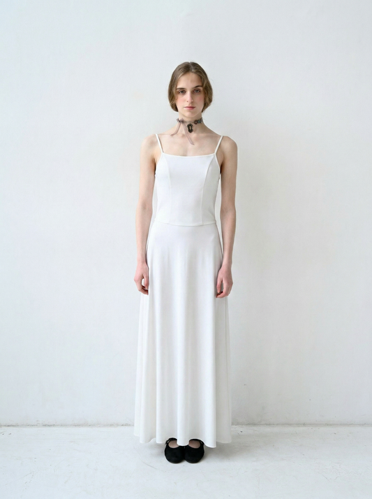 Item 26-0019 / Brigitte Dress II (White)
