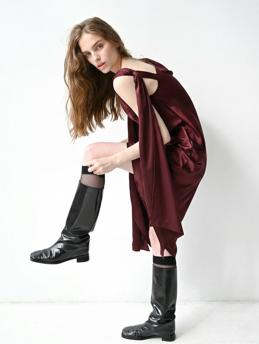 Item 26-0017 / Marylin Dress II (Burgundy)