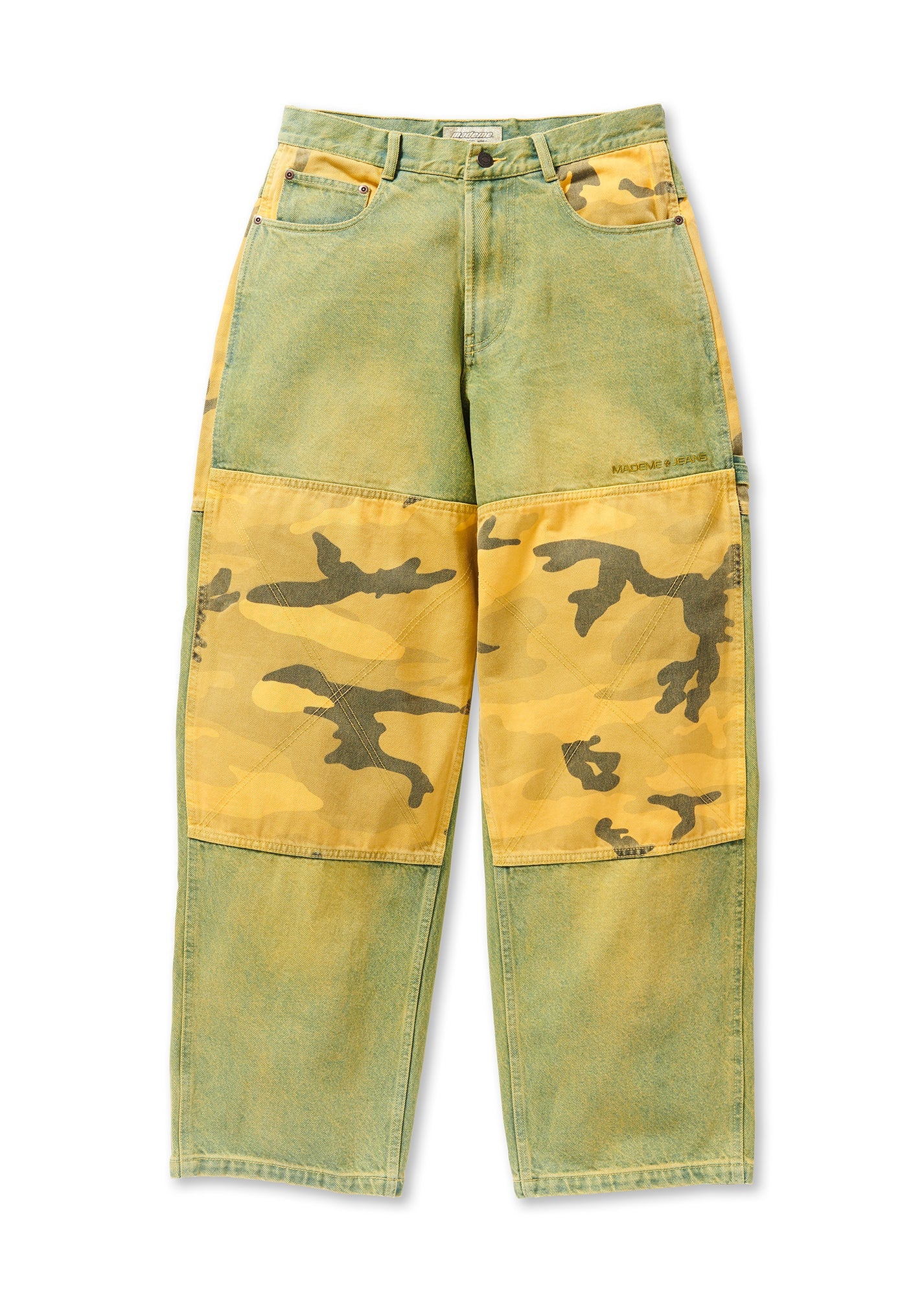 DENIM BAGGY DOUBLE-KNEE PANT