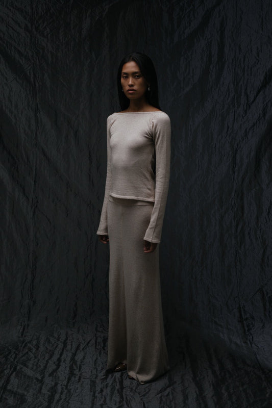 Rita Long Sleeves Top Cream