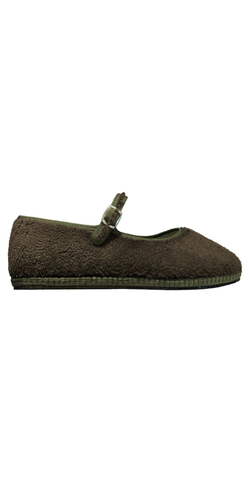 Lilly Sisto jalapeño shearling Mary Jane