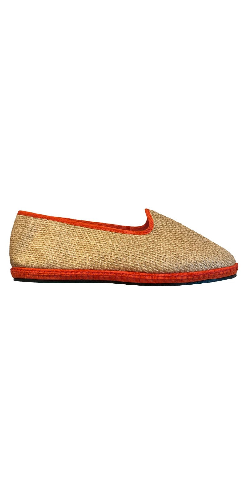 CALA ORANGE RAFFIA FRIULANE SHOES