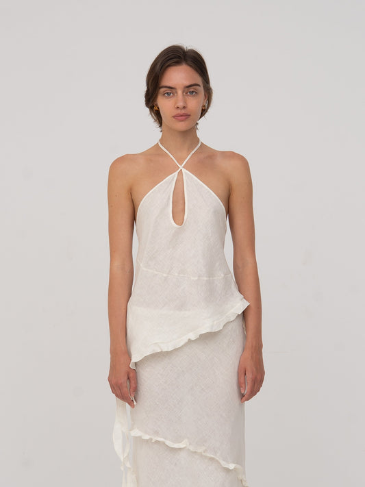 White Linen Ecstasy Top top