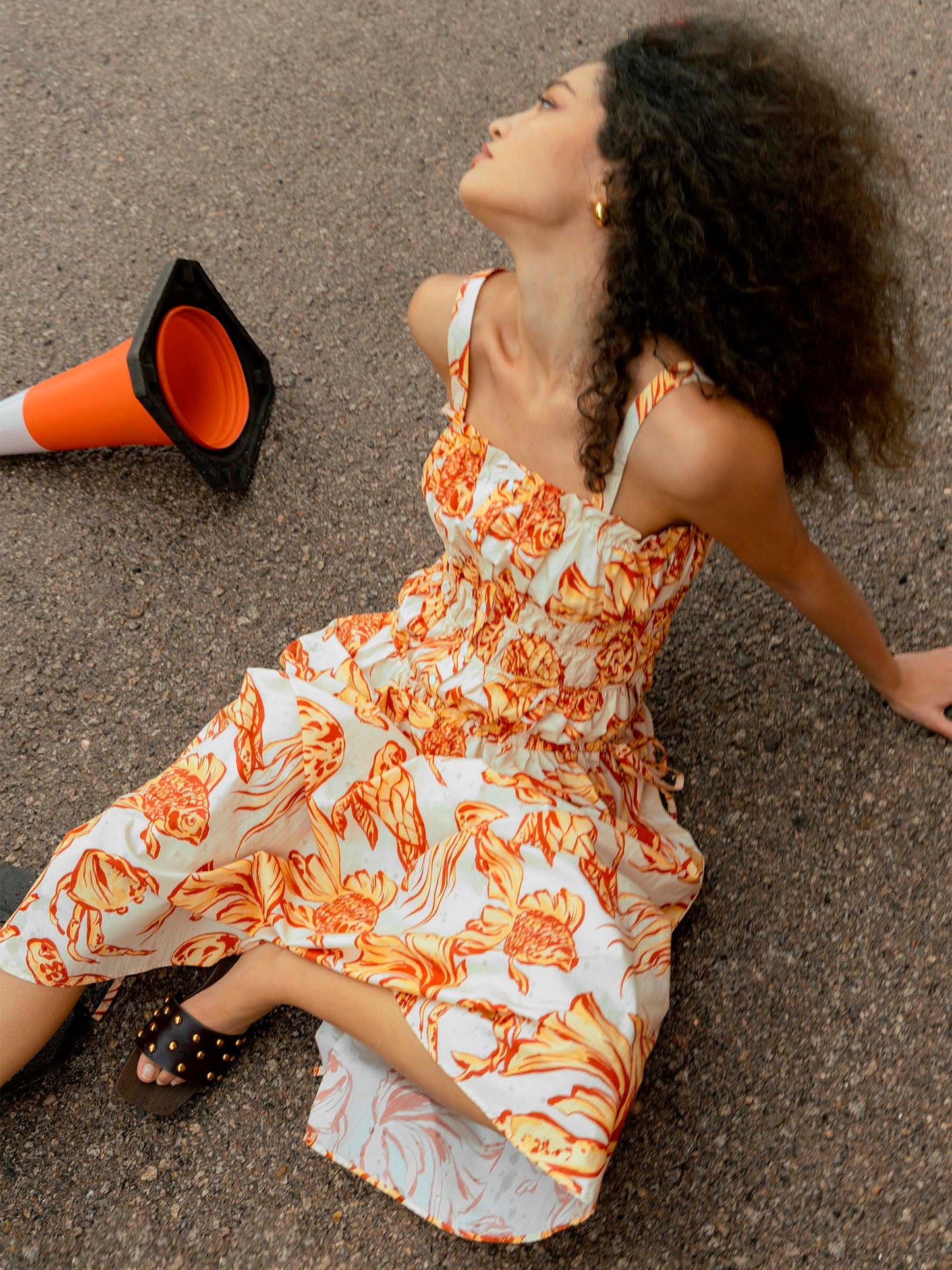 Wilde Ocean-Inspired Print Dress vestidos