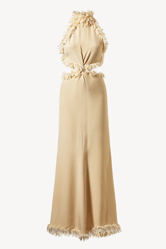 XIN DRESS PALEST BUTTERMILK