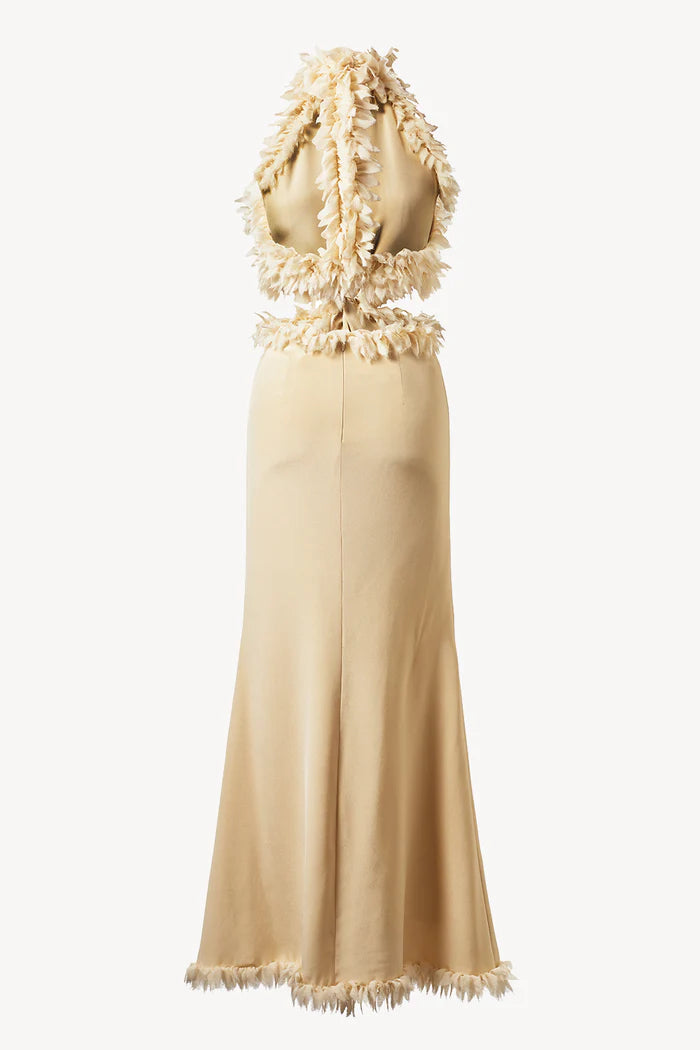 XIN DRESS PALEST BUTTERMILK