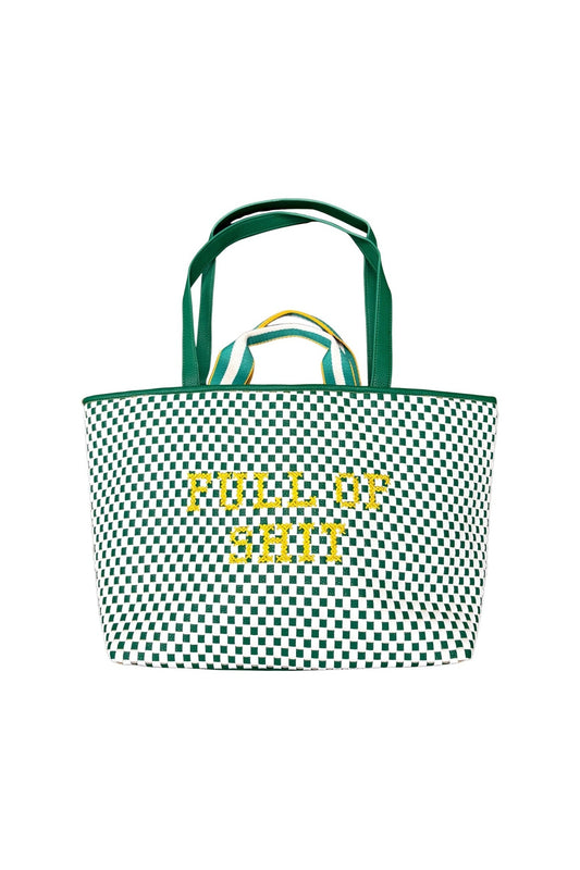 Green & Yellow Full Of Shit Handbag