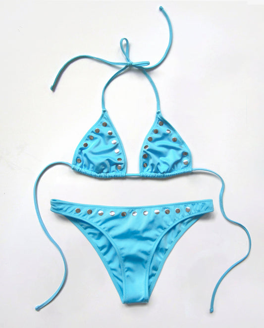 Bloom Top - Aqua Blue