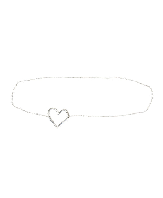 Heart Belt Silver
