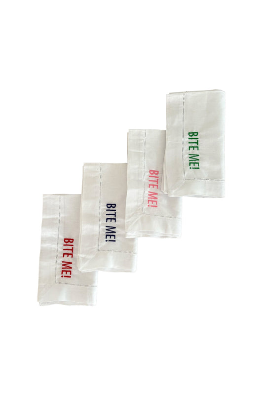 Bite Me Coloured Napkins