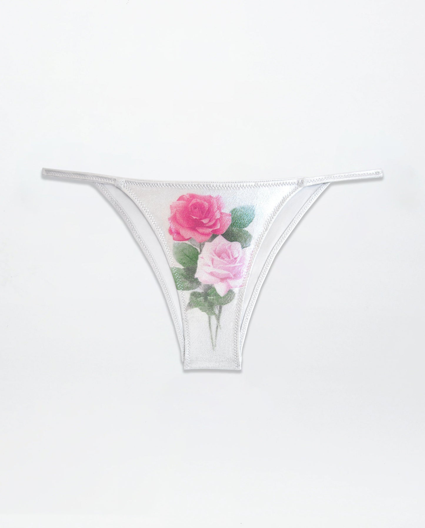 Rose Bottom - Shiny Silver