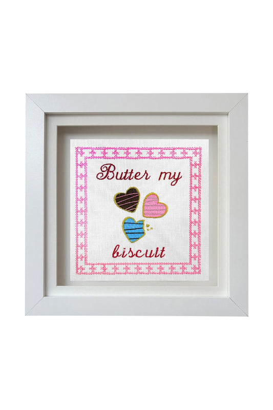 Butter My Biscuit Embroidered Artwork