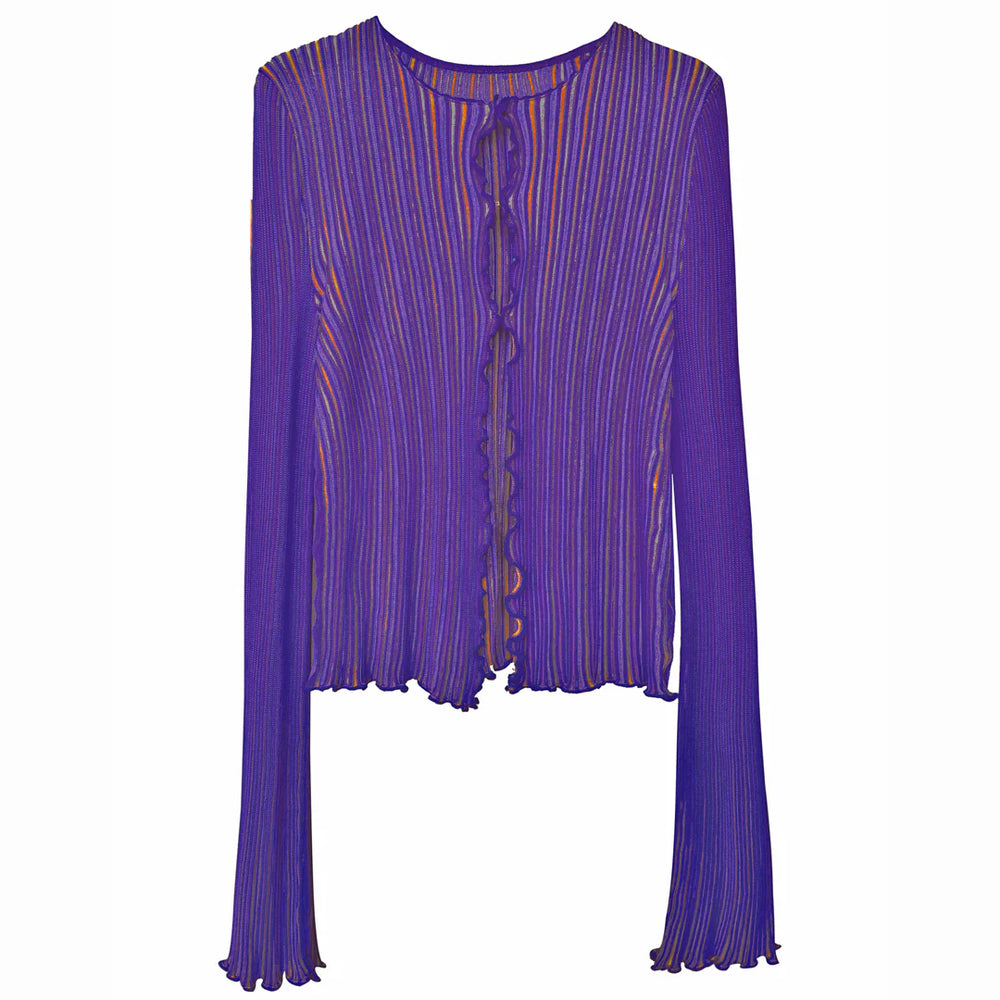 SICILIAN CARDIGAN PURPLE