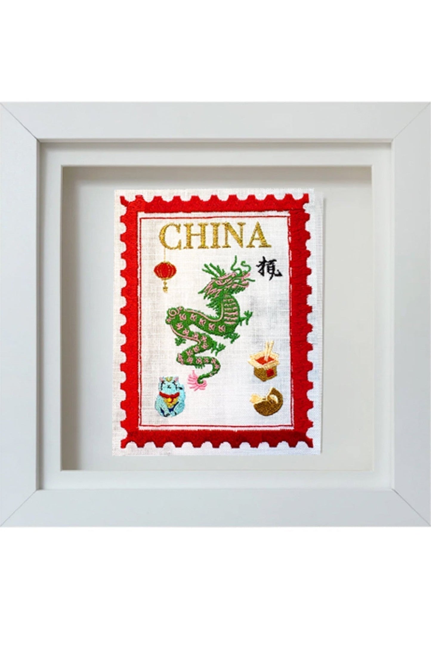 China Embroidered Stamp
